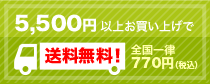 5,500円以上お買い上げで送料無料！